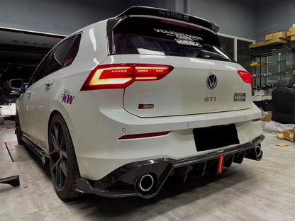 Volkswagen MK8/8.5 Carbon Fiber Side Skirts Karbel Design R/GTI Golf 8