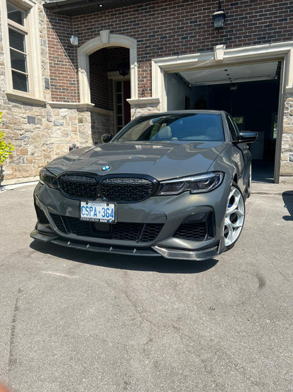 BMW G20 G21 Carbon Fiber Front Lip FD Style Pre Facelift 19-22 M Sport