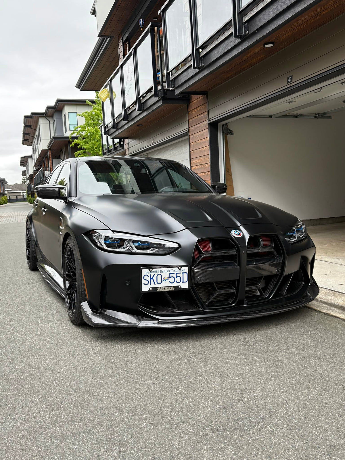 BMW M3 M4 Carbon Fiber MHC Style Side Skirts 2021–2026 G80 G81 G82 G83