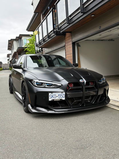 BMW M3 M4 Carbon Fiber MHC Style Side Skirts 2021–2026 G80 G81 G82 G83