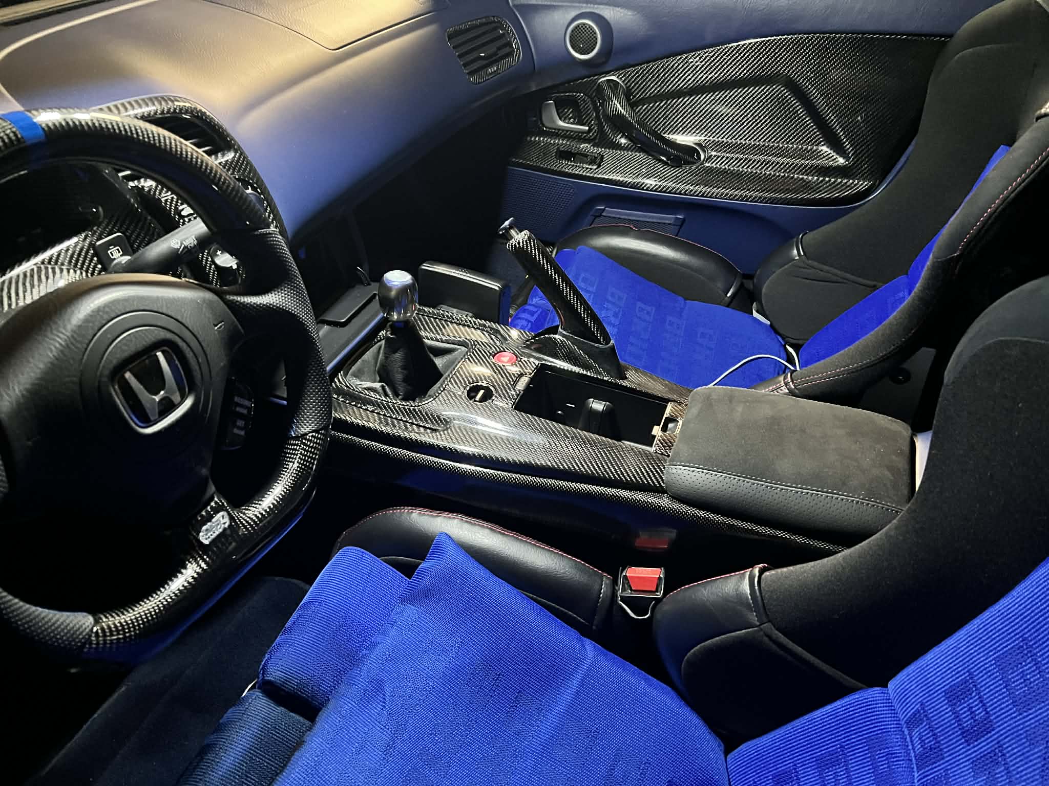 Honda S2000 Carbon Fiber Door Panels/Cards AP1 1999-2003 OEM Replacement LHD/RHD