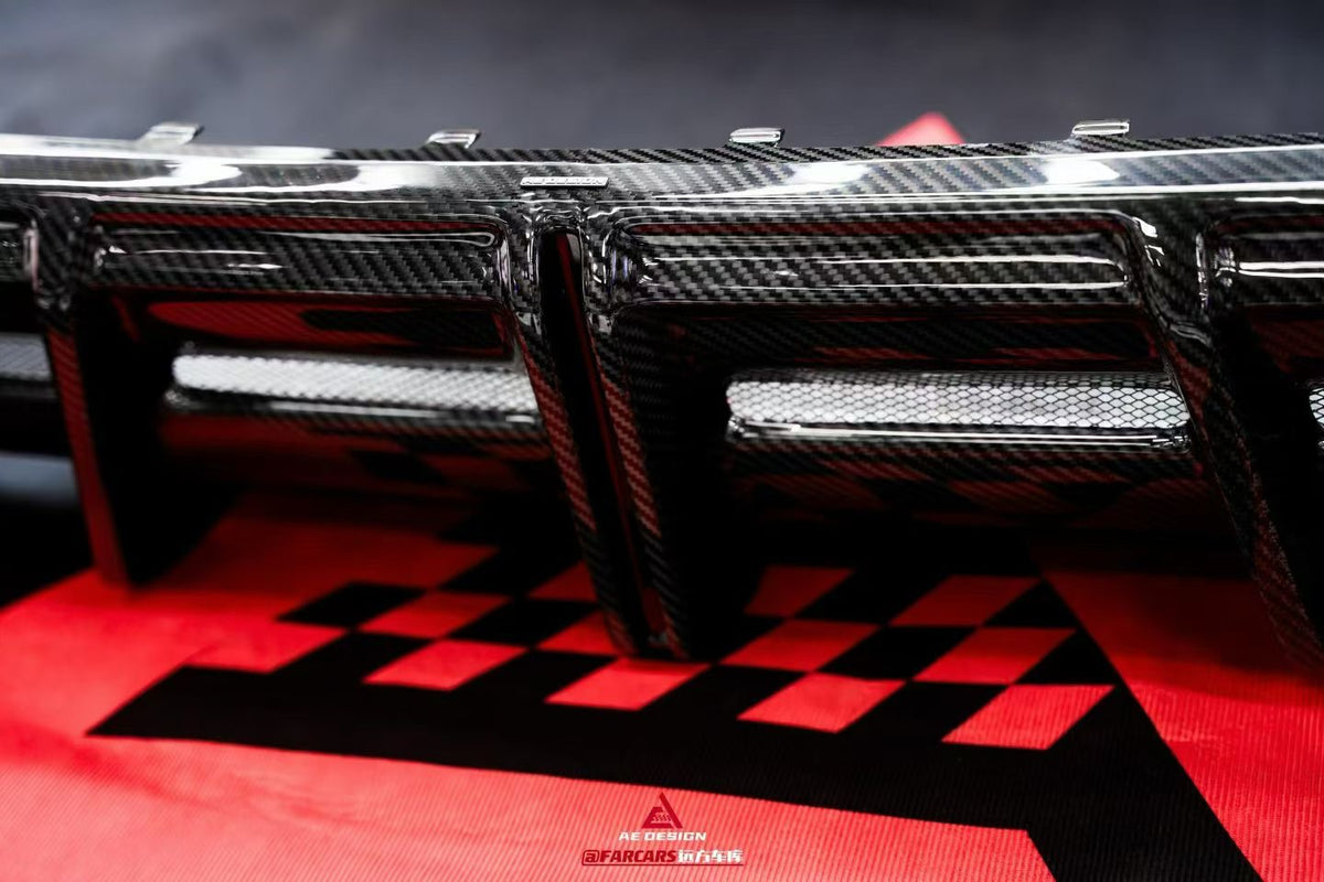 Audi B9.5 RS5 Carbon Fiber Rear Diffuser/Canards AE Design 2020-2025