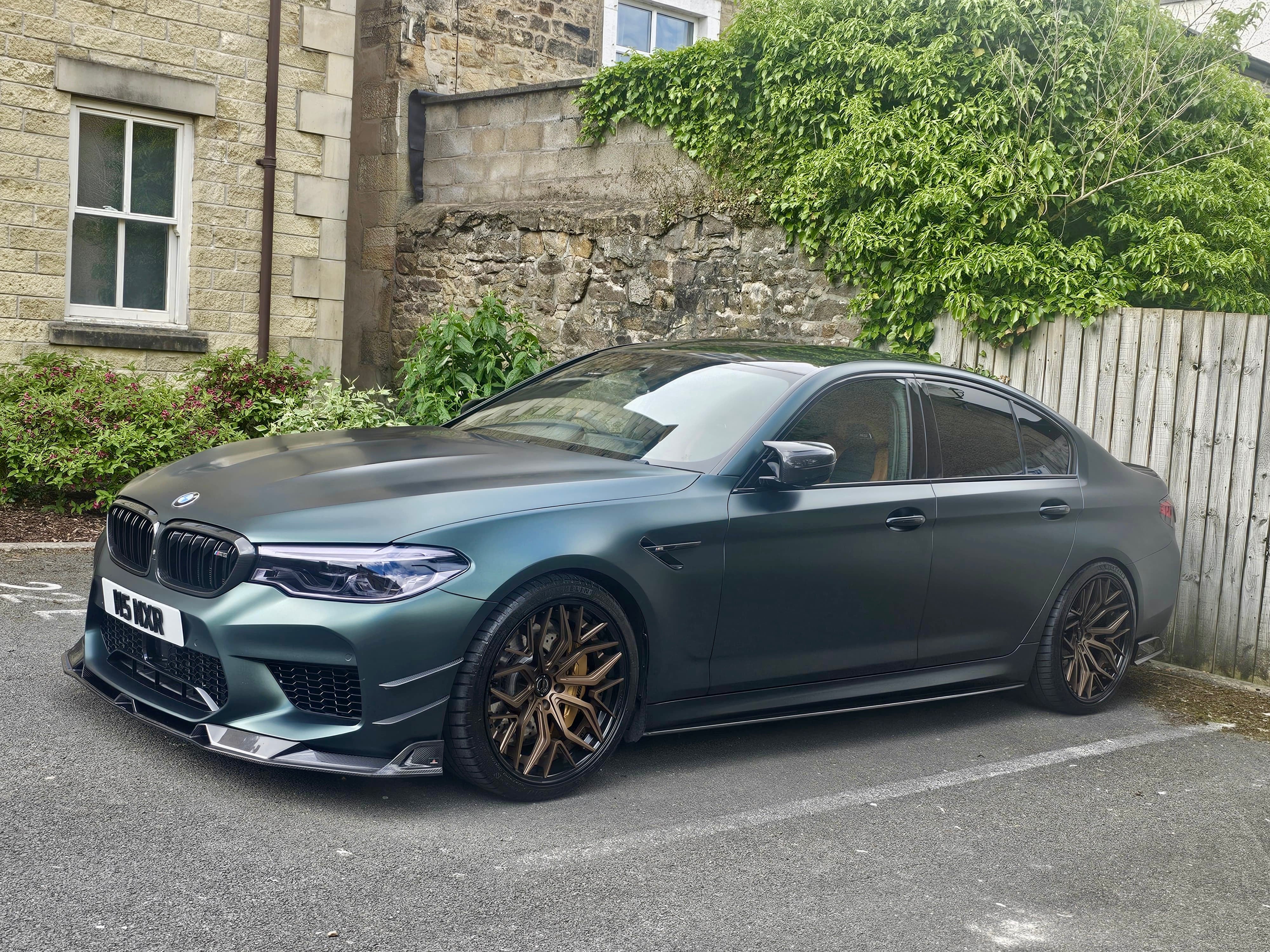 BMW F90 M5 M5C Carbon Fiber Front Lip AE Design 2018-2020 ArmorExtend