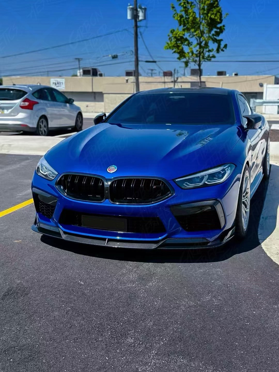 BMW M8 2019+ Paktechz Design Dry Carbon Fiber Front Lip F91 F92 F93