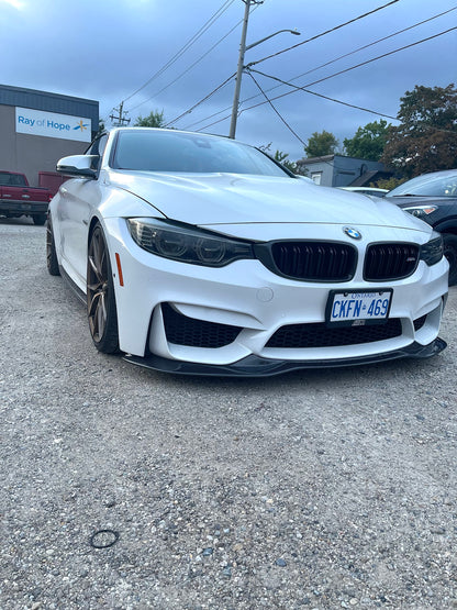 BMW M3 M4 Carbon Fiber Front Lip F80 F82 F83 PSM Style 2014-2020