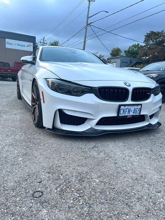 BMW M3 M4 Carbon Fiber Front Lip F80 F82 F83 PSM Style 2014-2020