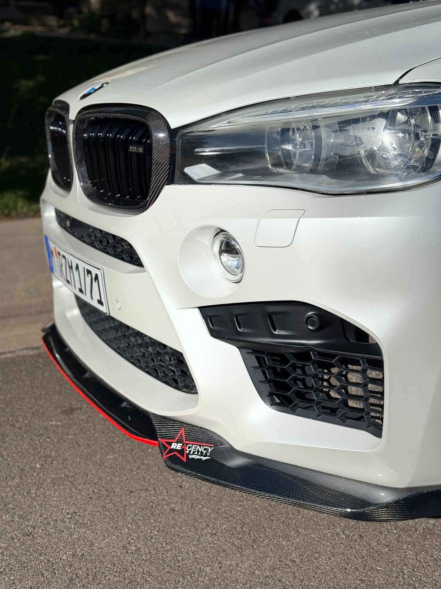 BMW F85 X5M F86 X6M Vorsteiner Style Carbon Fiber Front Lip