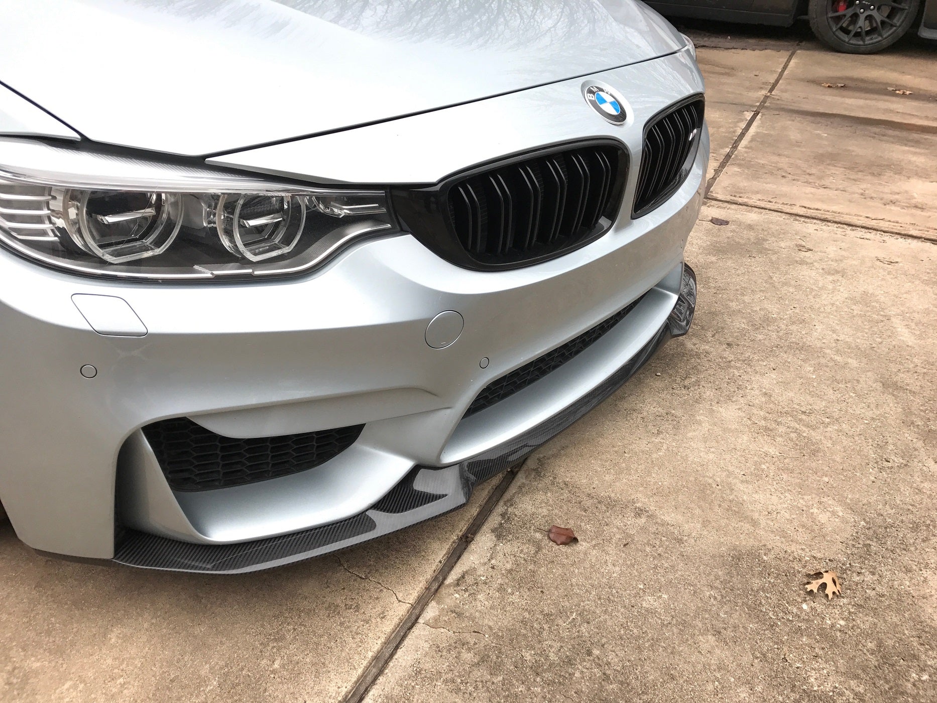 BMW M3 M4 Carbon Fiber Front Lip F80 F82 F83 CS Style 2014-2020