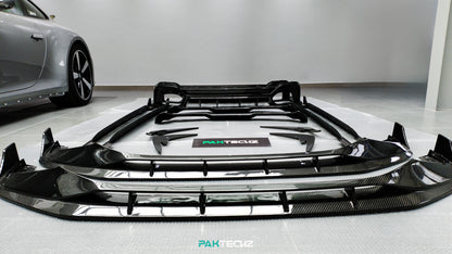Audi RS6 RS7 C8 Paktechz Design Carbon Fiber Front Lip 2019-2026