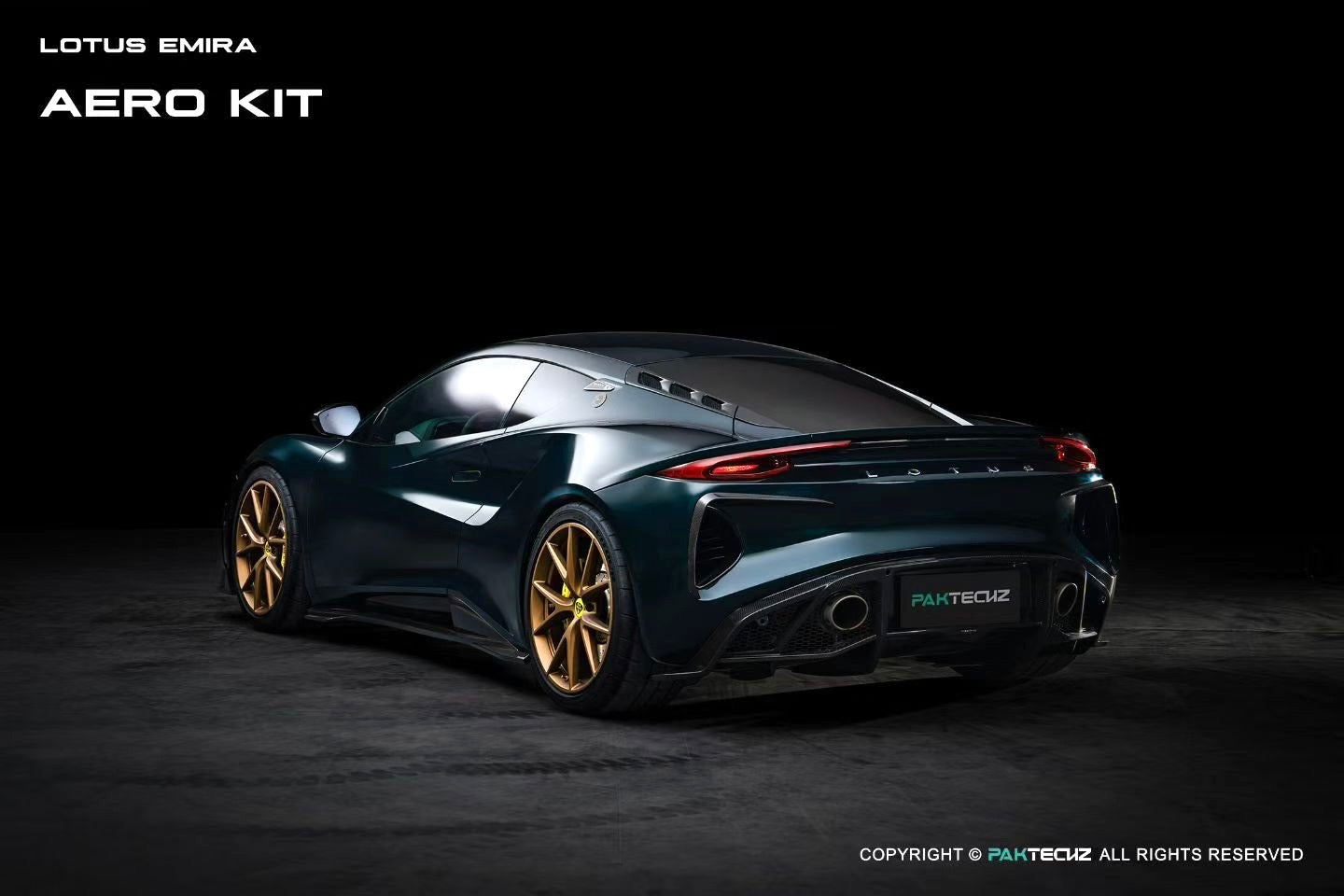 Lotus EMIRA Paktechz Design Carbon Fiber Side Skirts 2022+