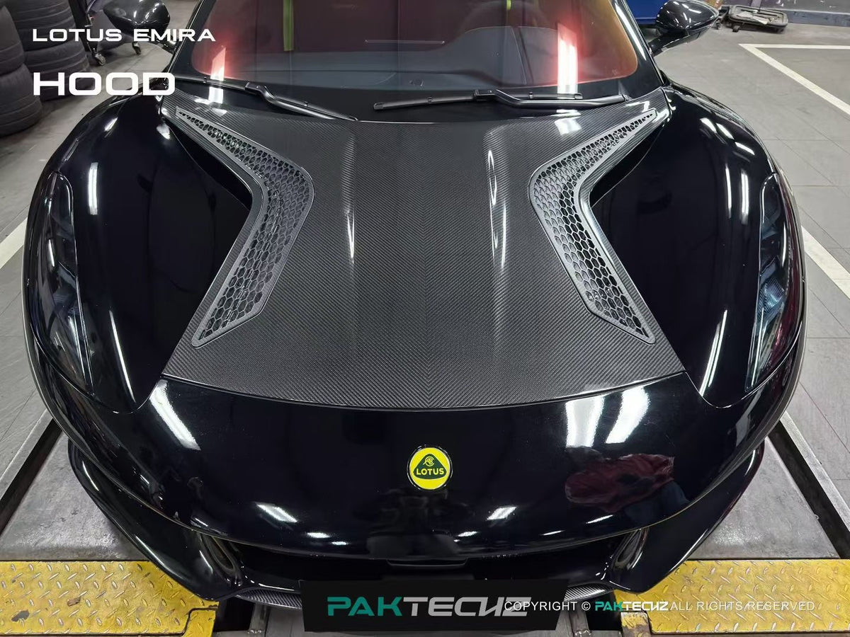 Lotus EMIRA Paktechz Design Carbon Fiber Hood 2022+