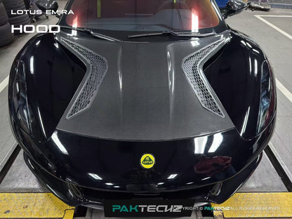 Lotus EMIRA Paktechz Design Carbon Fiber Hood 2022+
