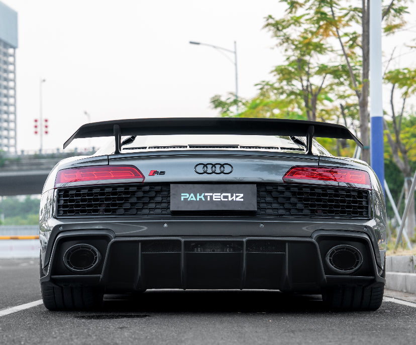 Audi R8 Paktechz Design Carbon Fiber Rear Diffuser 2019-2024