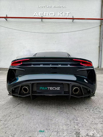 Lotus EMIRA Paktechz Design Carbon Fiber Rear Diffuser 2022+