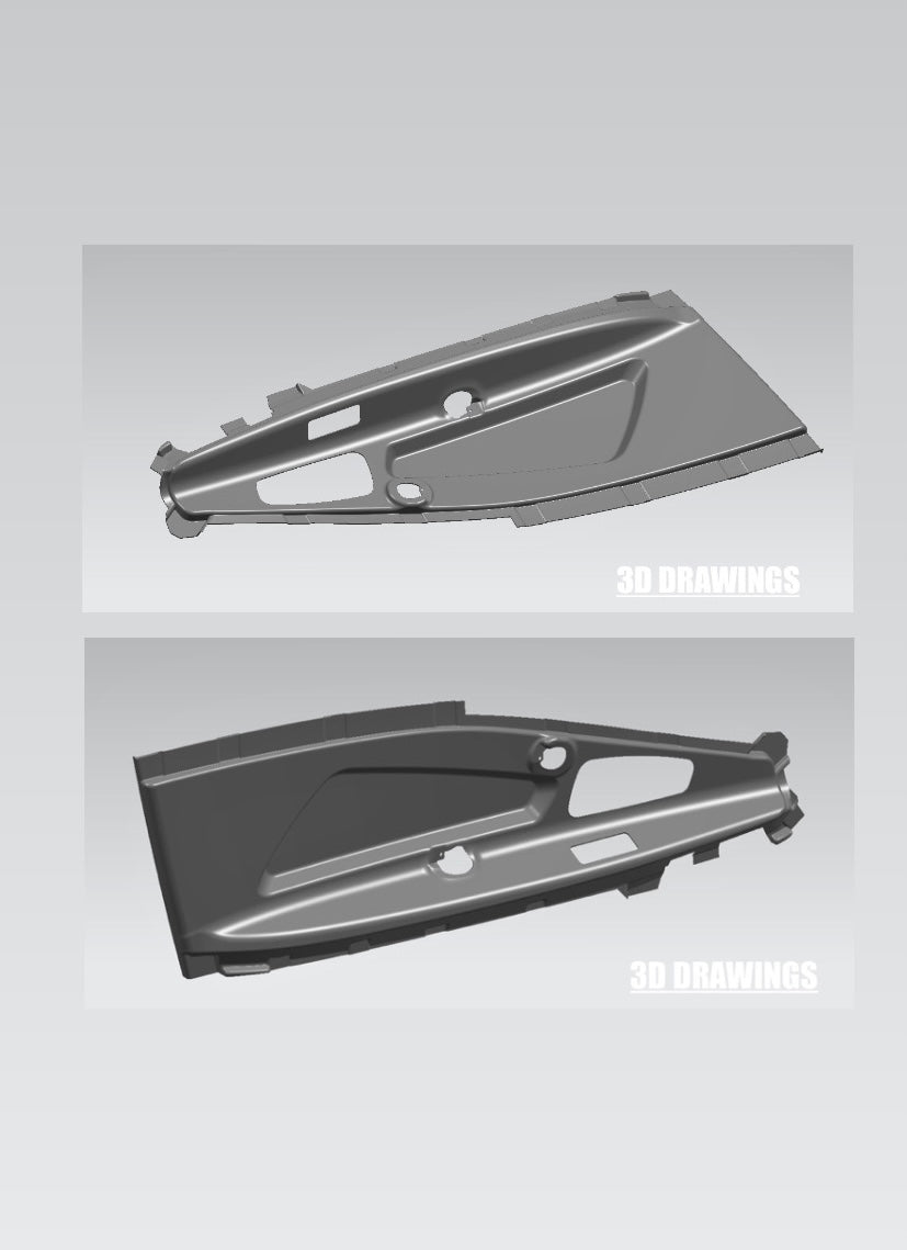 Honda S2000 Carbon Fiber Door Panels/Cards AP2 2004-09 OEM Replacement
