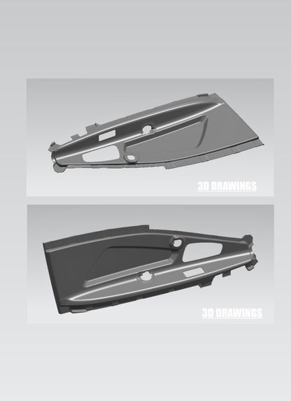 Honda S2000 Carbon Fiber Door Panels/Cards AP2 2004-09 OEM Replacement
