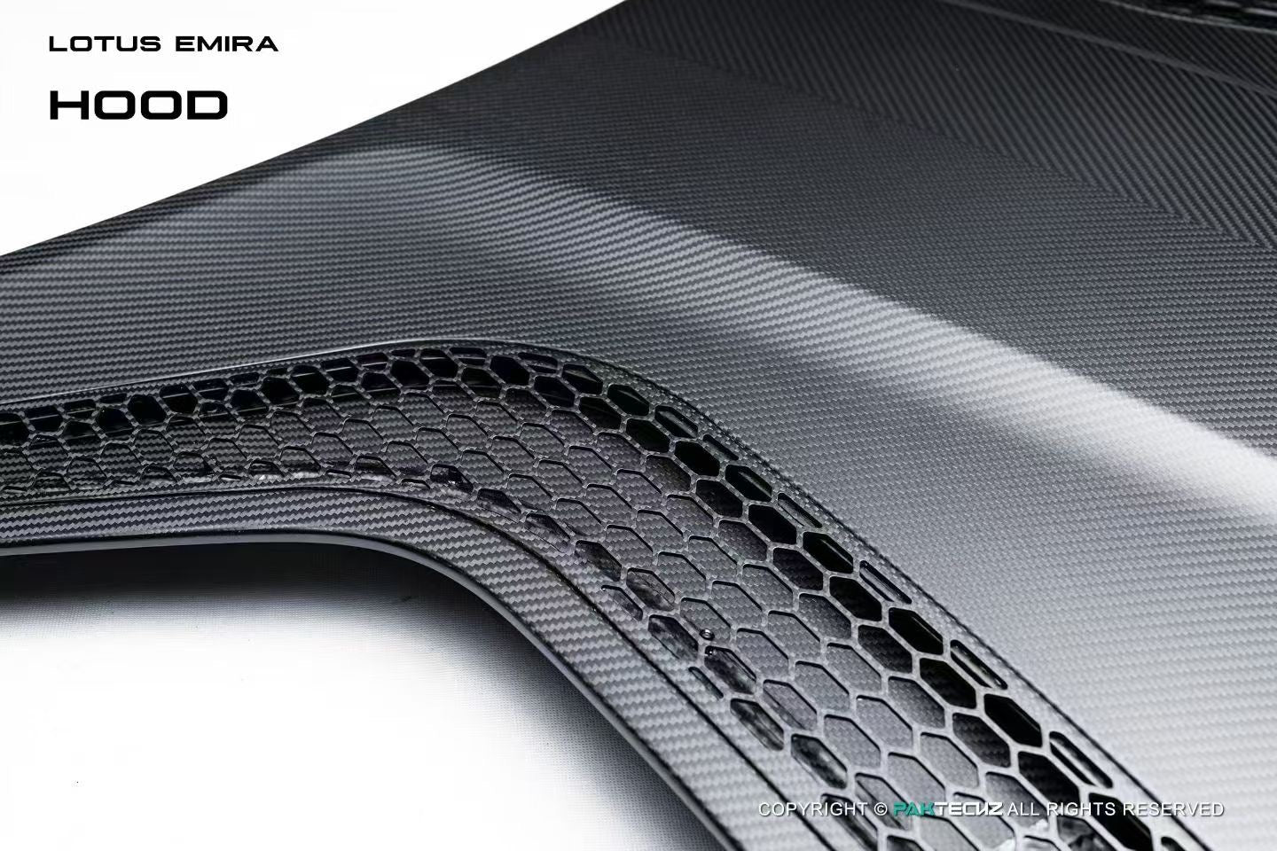 Lotus EMIRA Paktechz Design Carbon Fiber Hood 2022+