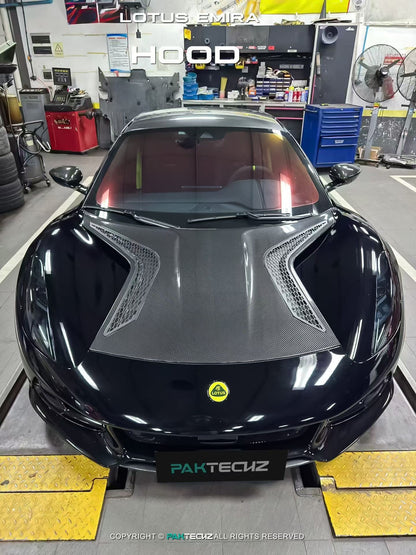 Lotus EMIRA Paktechz Design Carbon Fiber Hood 2022+