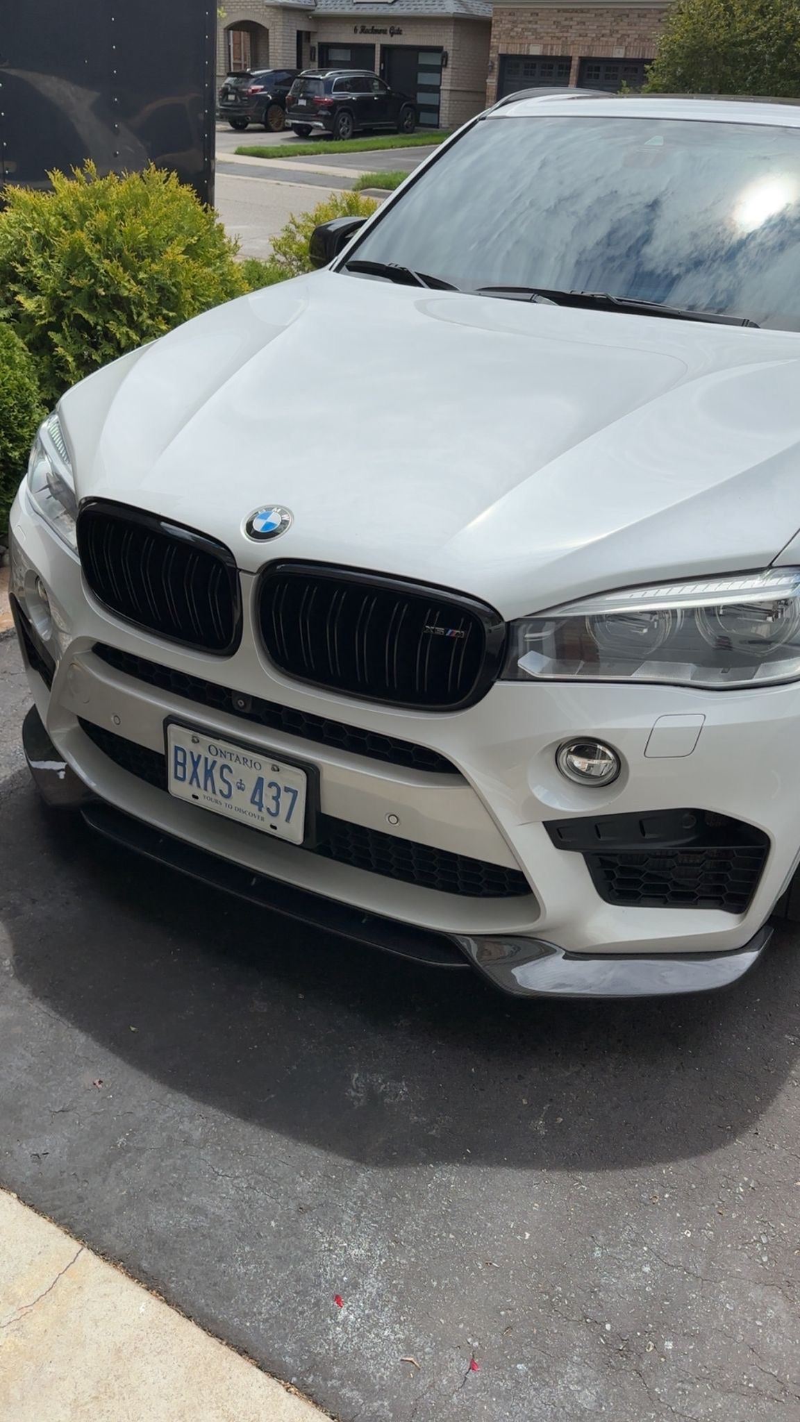 BMW X5M F85 X6M F86 Vorsteiner Style Carbon Fiber Front Lip 2014-2019
