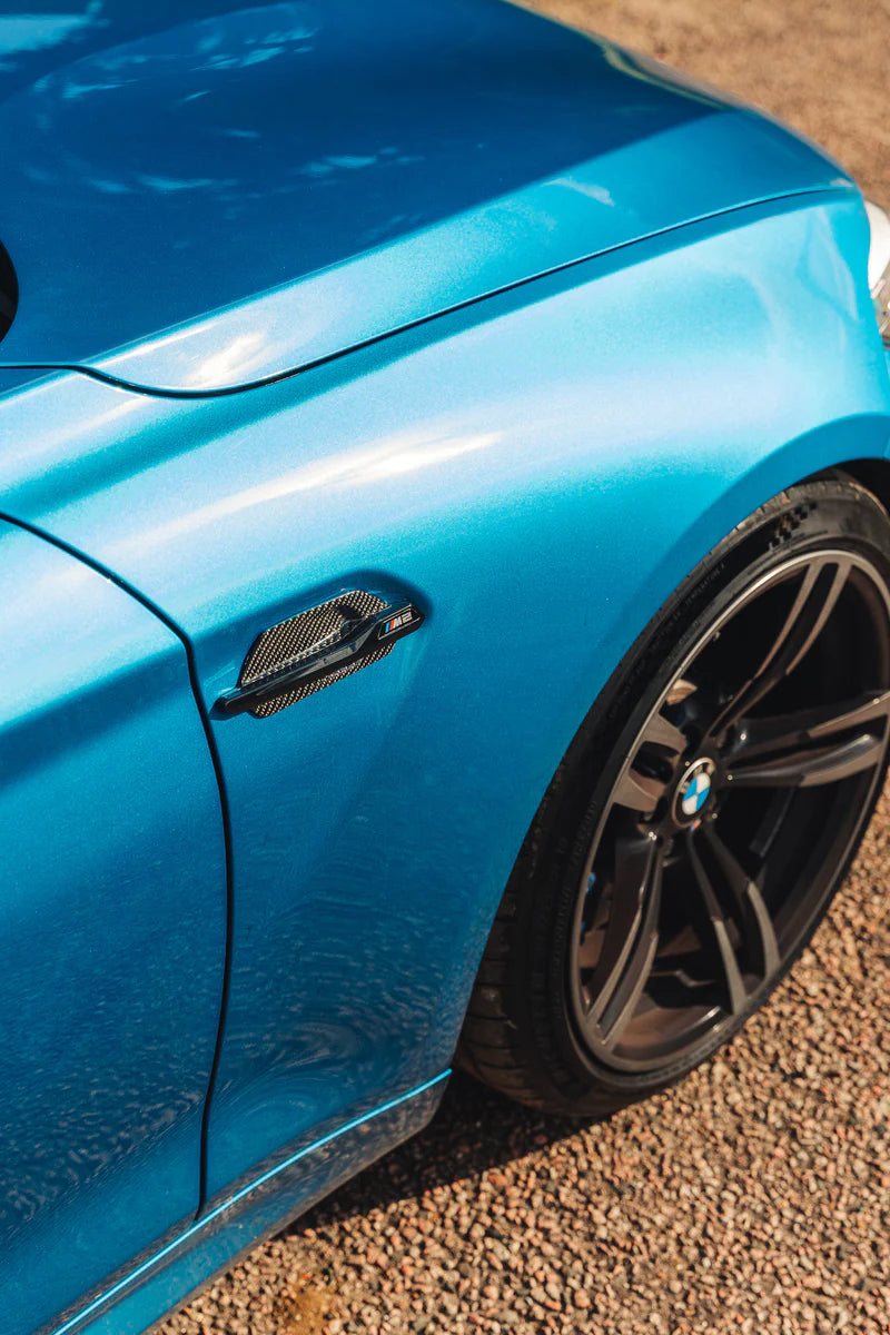 BMW F87 M2 M2C Carbon Fiber Fender Vent Trims Covers 2016-2021