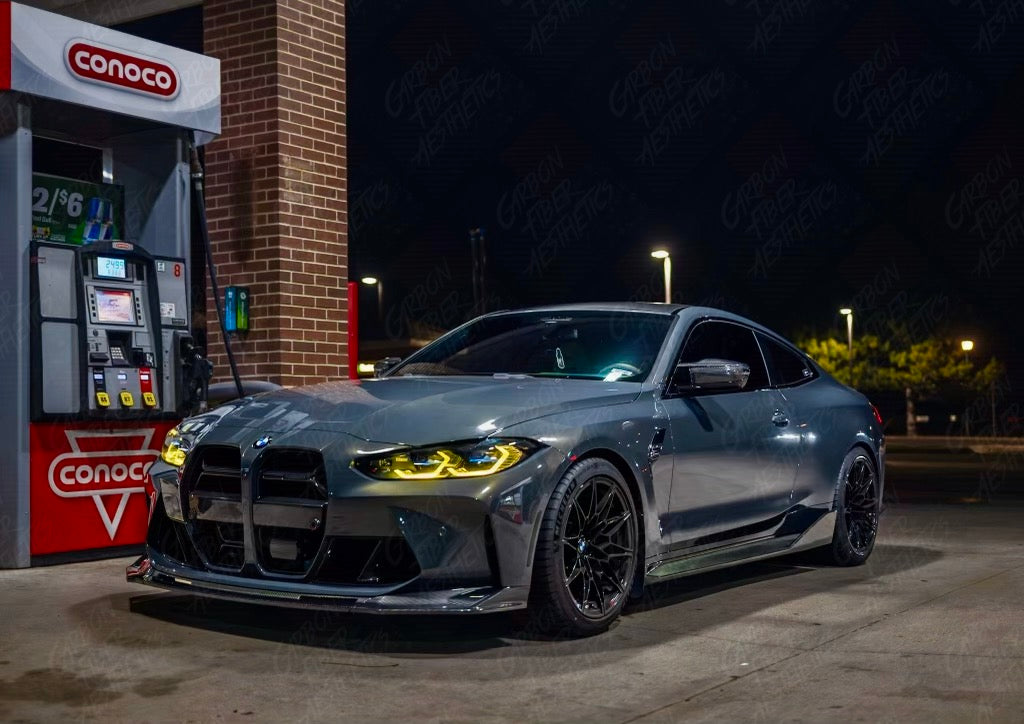 Bmw G82 M4 G83 M4 Dry Carbon Fiber M Performance Style Side Skirts