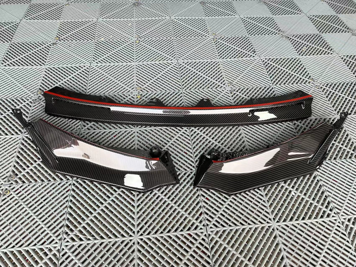 BMW G80 G81 M3 G82 G83 M4 Dry Carbon V Style Front Lip 2021-2026