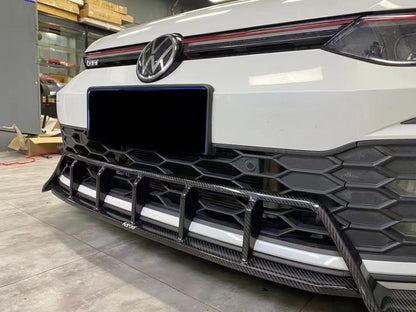 Volkswagen Golf 8 GTI Carbon Fiber Front Lip Karbel Design MK8 2020-24