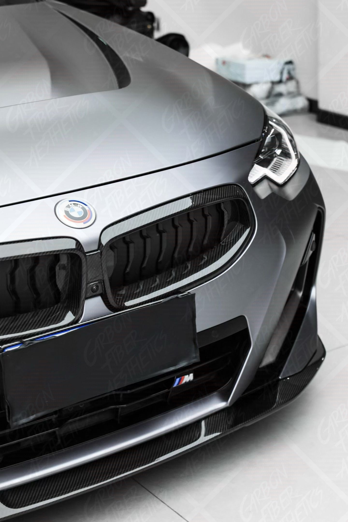 BMW 2 Series G42 M240 230 Dry Carbon Fiber Front lip 3D Style 2021+