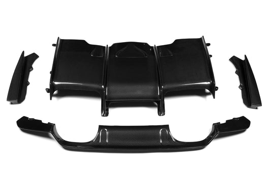 BMW M3 M4 Rear Diffuser F80 F82 F83 PSM Style Dry Carbon Fiber