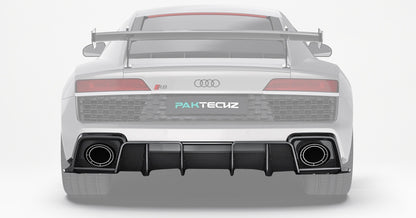Diffuseur arrière en fibre de carbone Paktechz Design pour Audi R8 (2019-2023) 