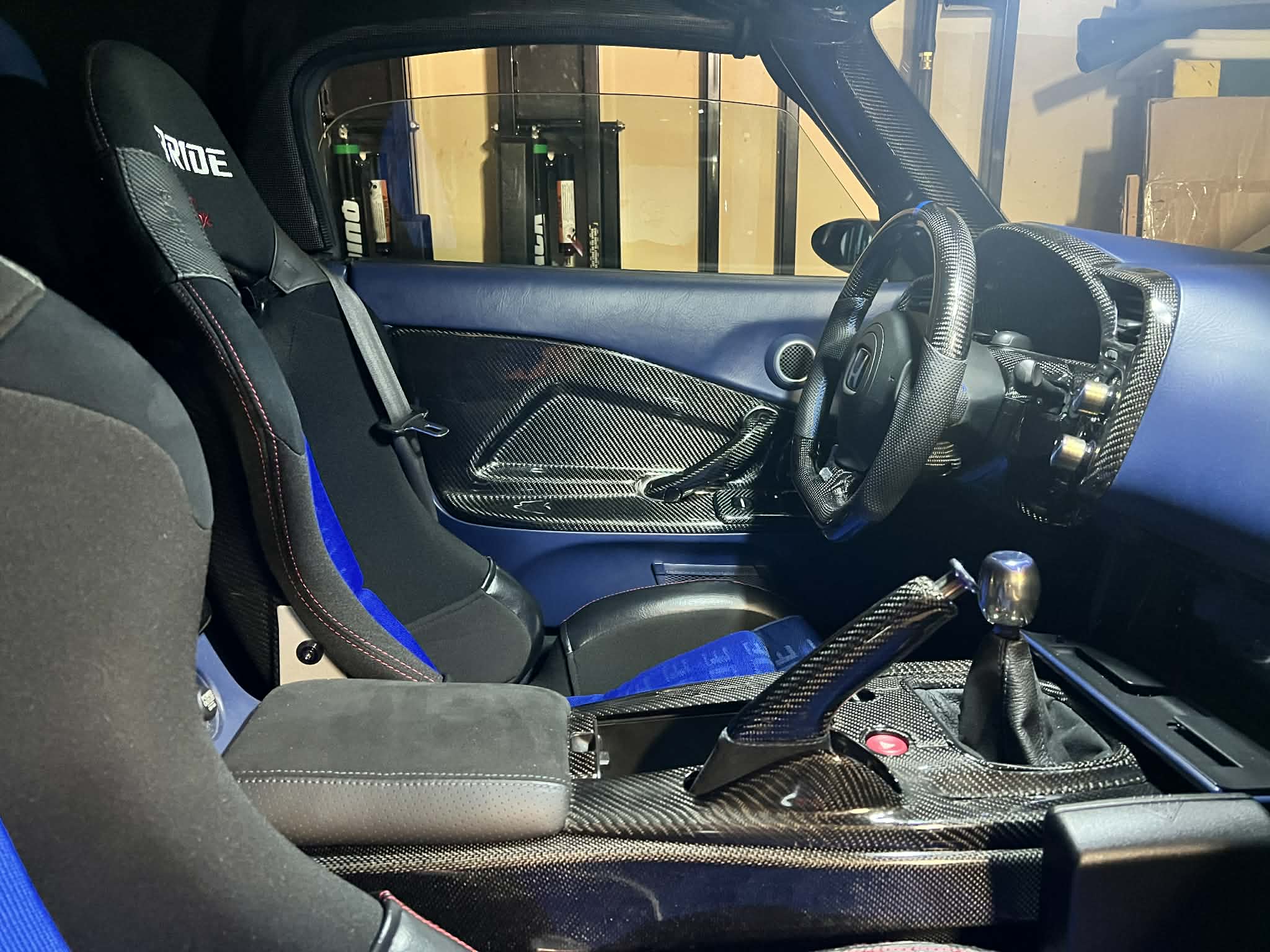 Honda S2000 Carbon Fiber Door Panels/Cards AP1 1999-2003 OEM Replacement LHD/RHD