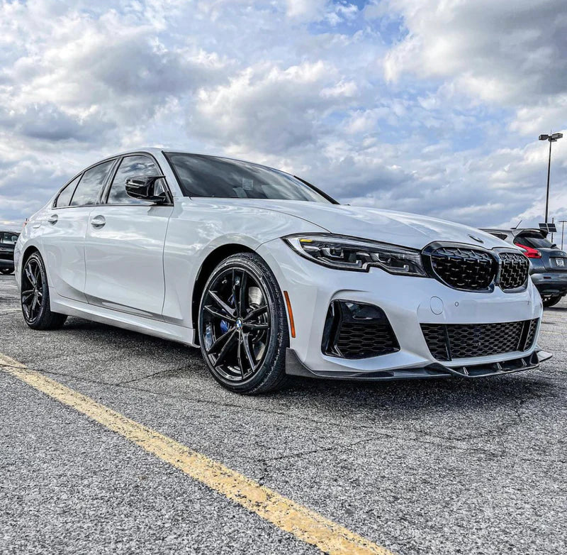 BMW G20 G21 Carbon Fiber Front Lip TAKD Style Pre Facelift 19-22 M Sport