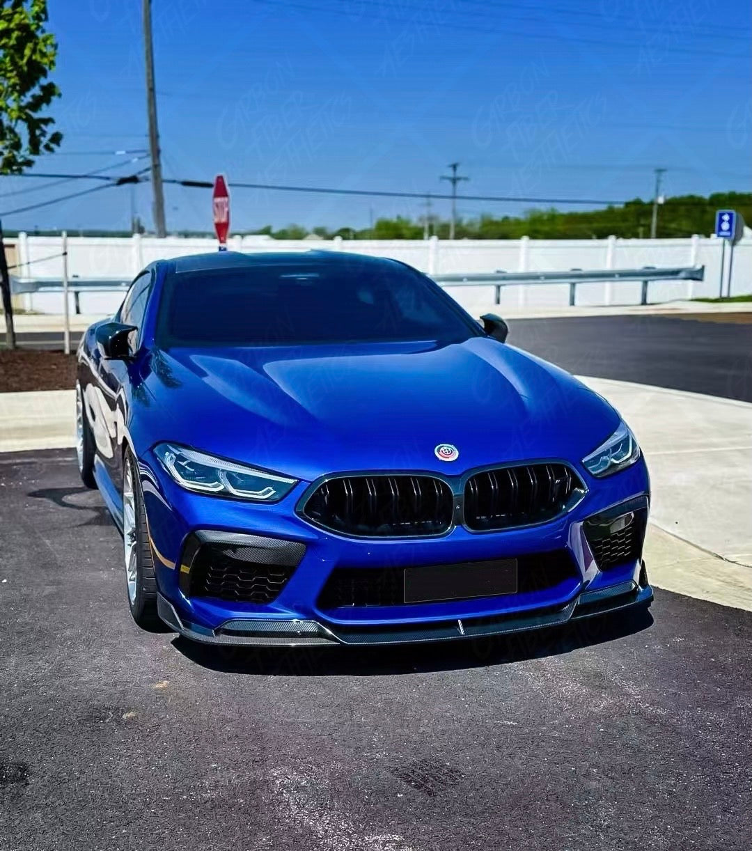 BMW M8 2019+ Paktechz Design Dry Carbon Fiber Front Lip F91 F92 F93