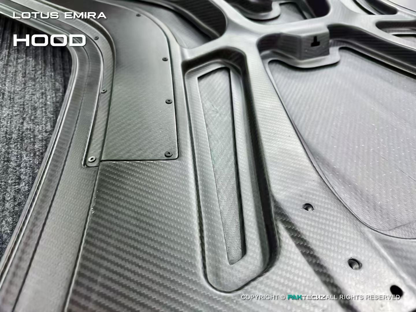 Lotus EMIRA Paktechz Design Carbon Fiber Hood 2022+