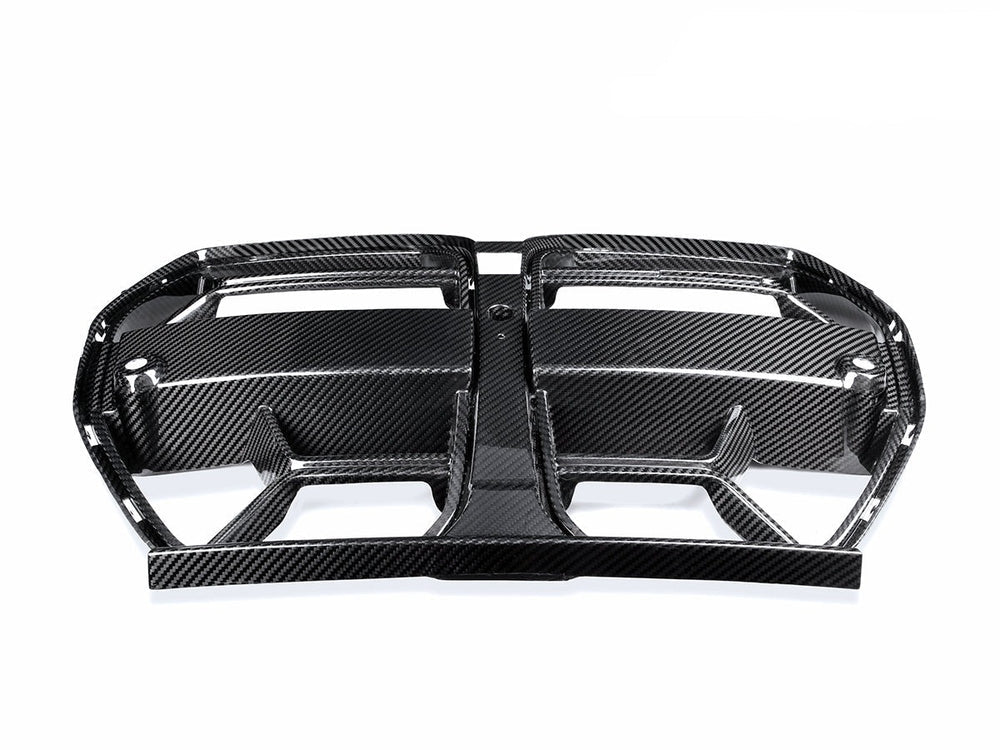BMW M3 M4 Carbon Fiber CSL Style Front Grille 2021-26 G80 G81 G82 G83