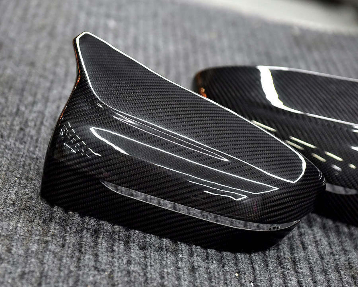 BMW M8 Dry Carbon Fiber Mirror Caps 2019-2025 F91 F92 F93 LHD/RHD