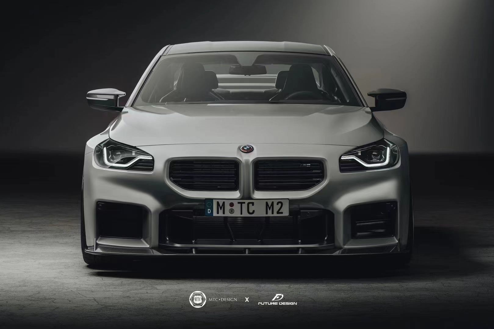 BMW 2023+ G87 M2 Carbon Fiber Front Lip Future Design V1