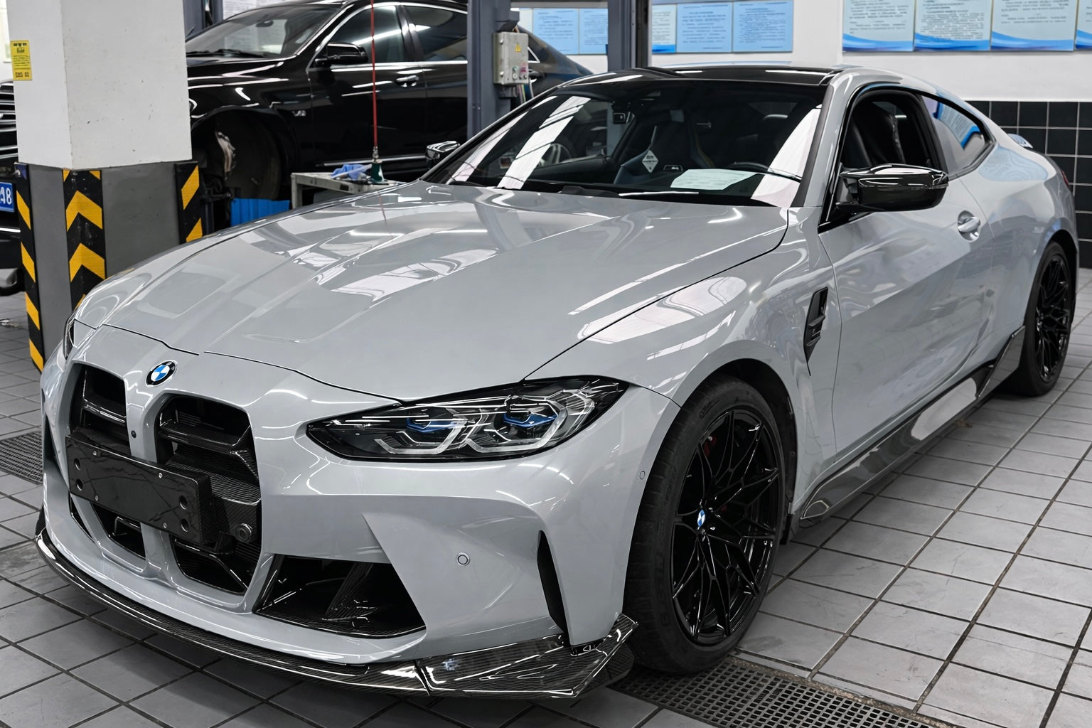 BMW M3 M4 Carbon Fiber CSL Style Front Lip 2021-2026 G80 G81 G82 G83
