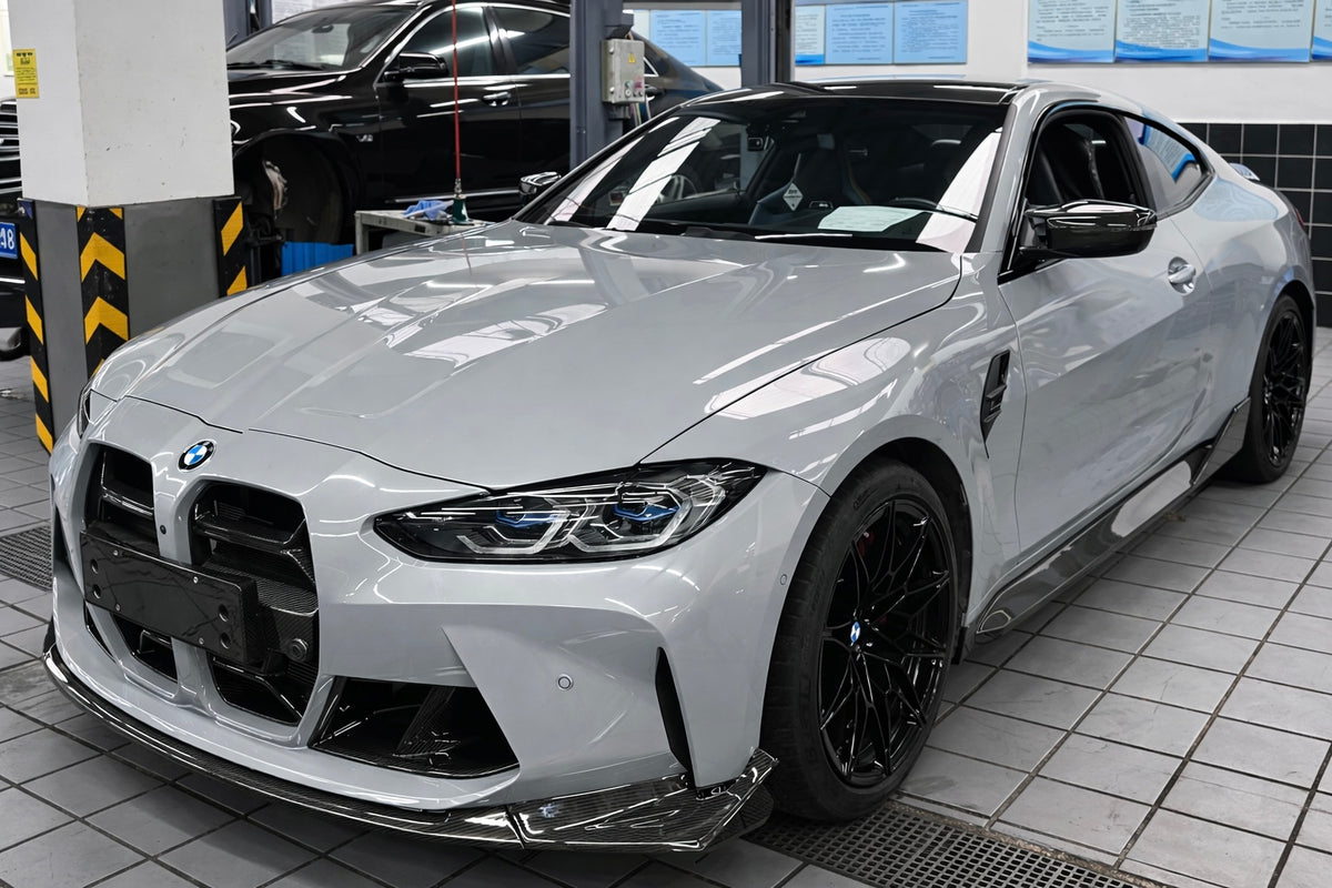 BMW M3 M4 Carbon Fiber CSL Style Front Lip 2021-2026 G80 G81 G82 G83