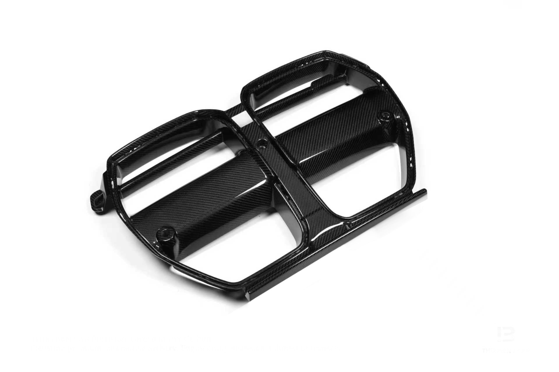 BMW M3 M4 Carbon Fiber V Style Front Grille 2021-26 G80 G81 G82 G83