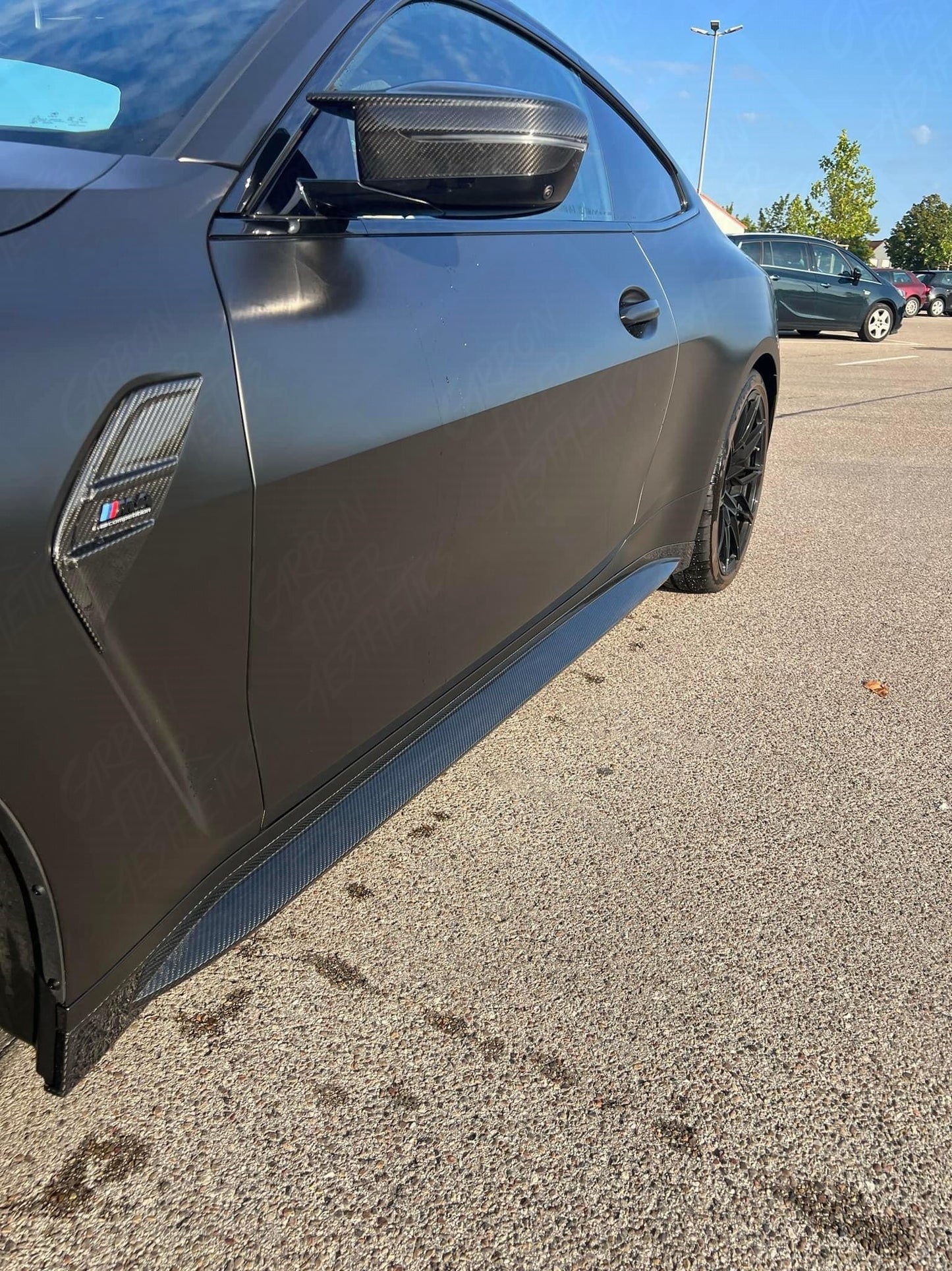 Bmw G83/G82 M4 OEM Style Side Skirts Dry Carbon Fiber 2021+
