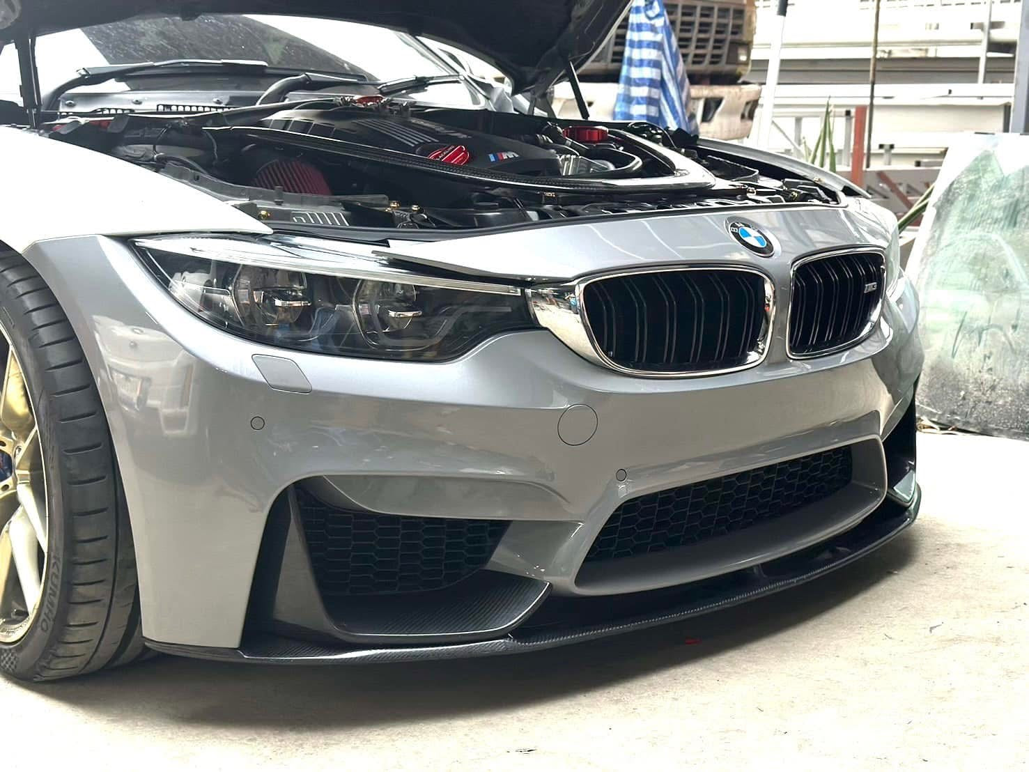 BMW M3 M4 Carbon Fiber Front lip F80 F82 F83 M Performance 2014-2020