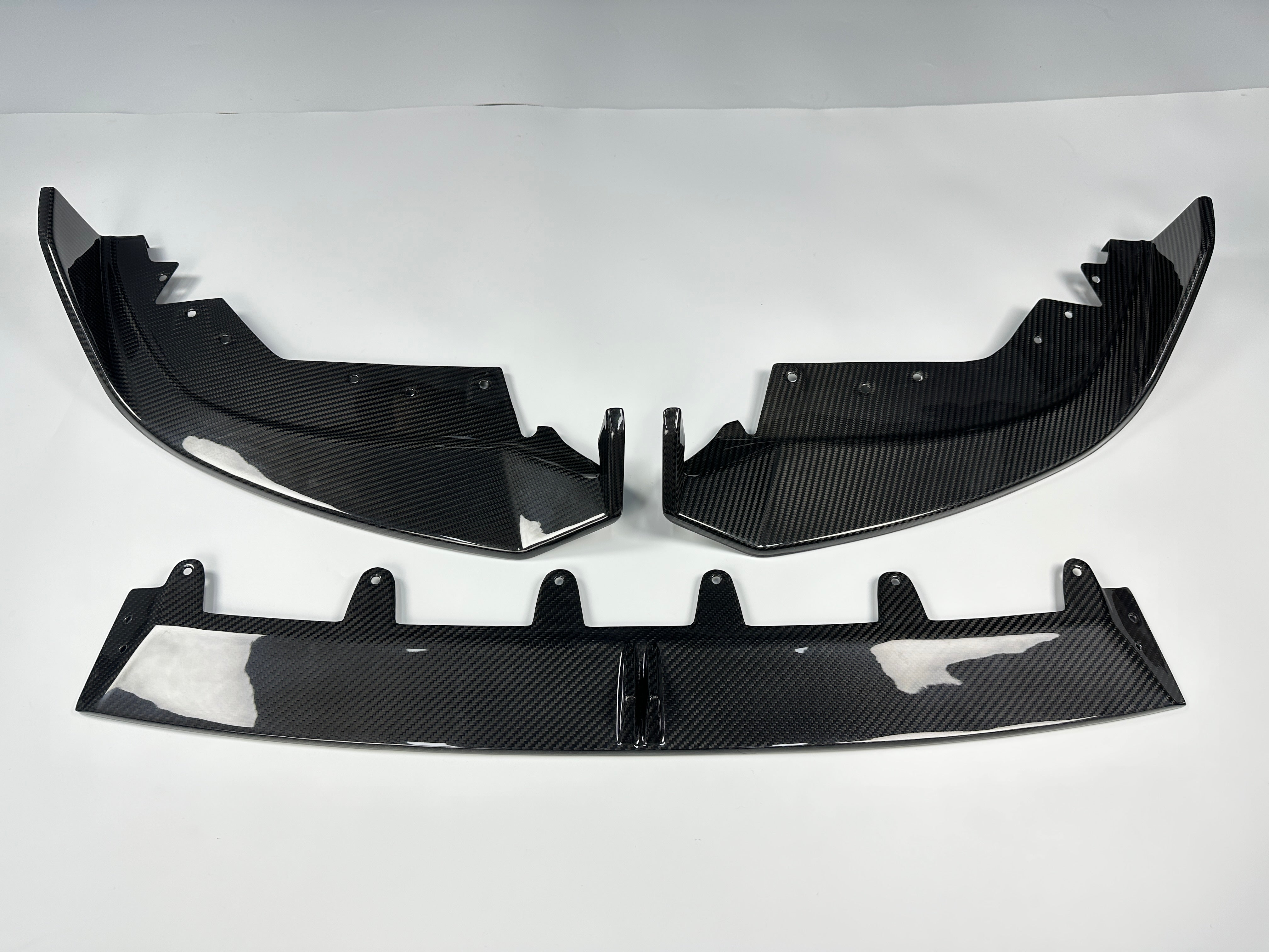 BMW G20 G21 Carbon Fiber Front lip TAKD AO Style 2023-26 M Sport LCI