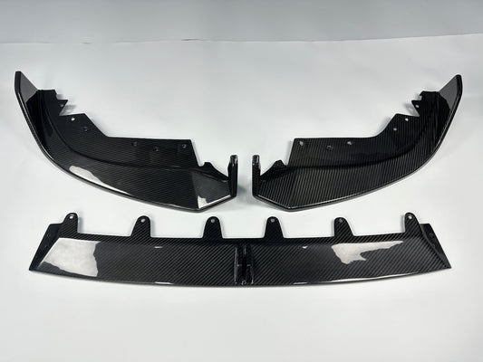 BMW G20 G21 Carbon Fiber Front lip TAKD AO Style 2023-26 M Sport LCI