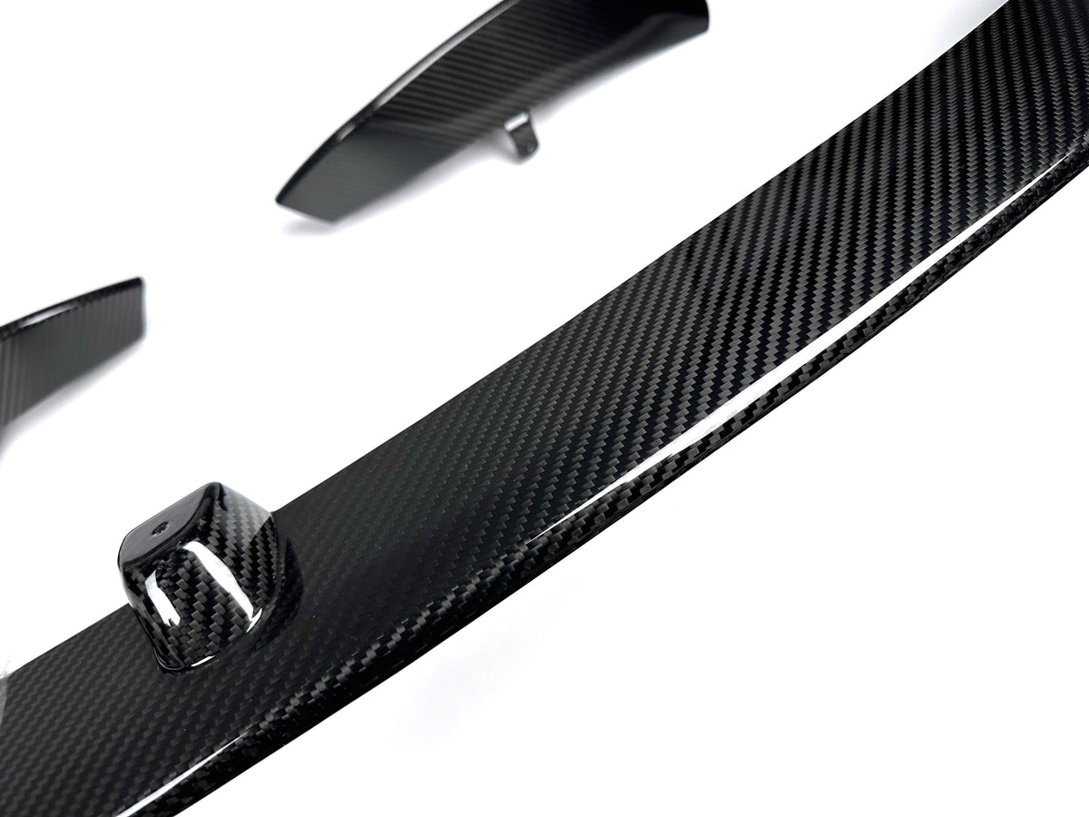 Lèvre avant style M Performance pour BMW F80 M3 F83/F82 M4 en fibre de carbone sèche 