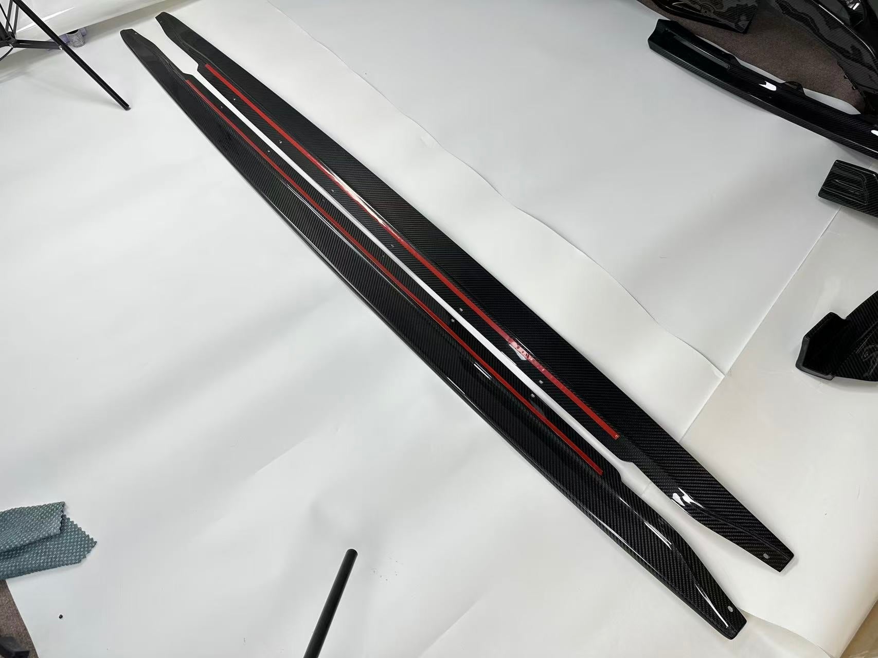 BMW M3 M4 Carbon Fiber MHC Style Side Skirts 2021–2026 G80 G81 G82 G83