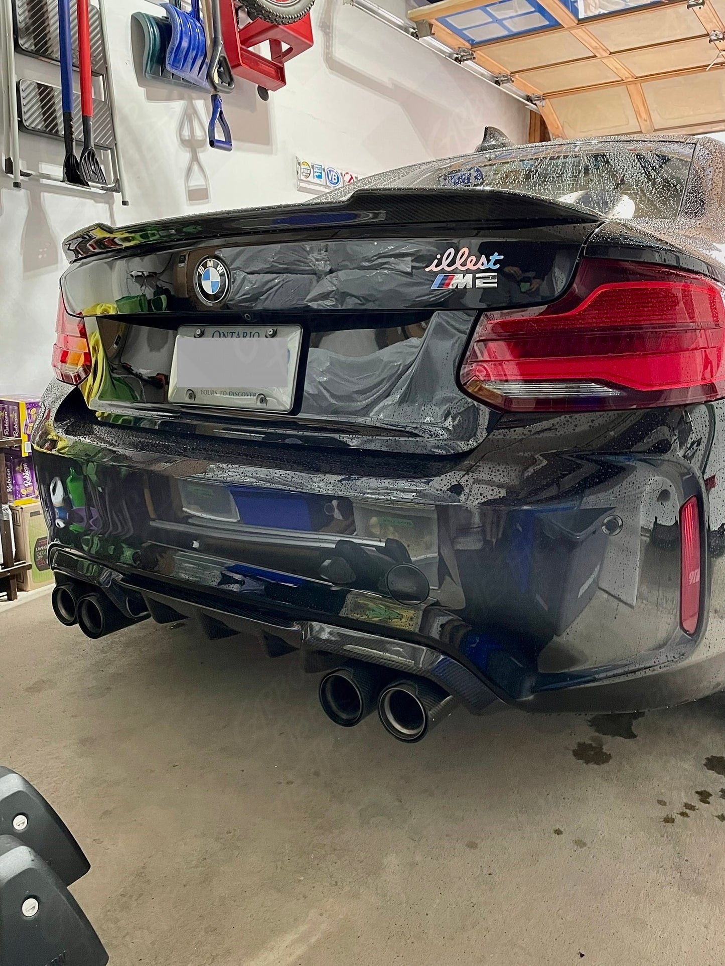 BMW F87 M2 M2C F22 2 Series Dry Carbon Fiber CS Style Trunk Spoiler