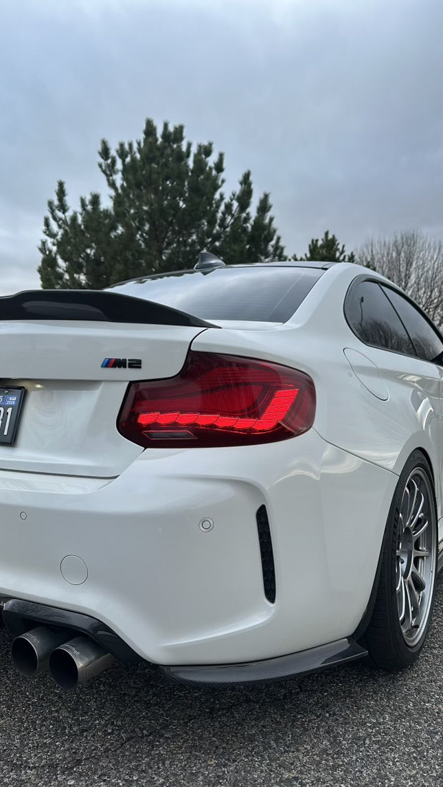 BMW F87 M2 M2C Carbon Fiber Rear Splitters/Canards 2016-2021