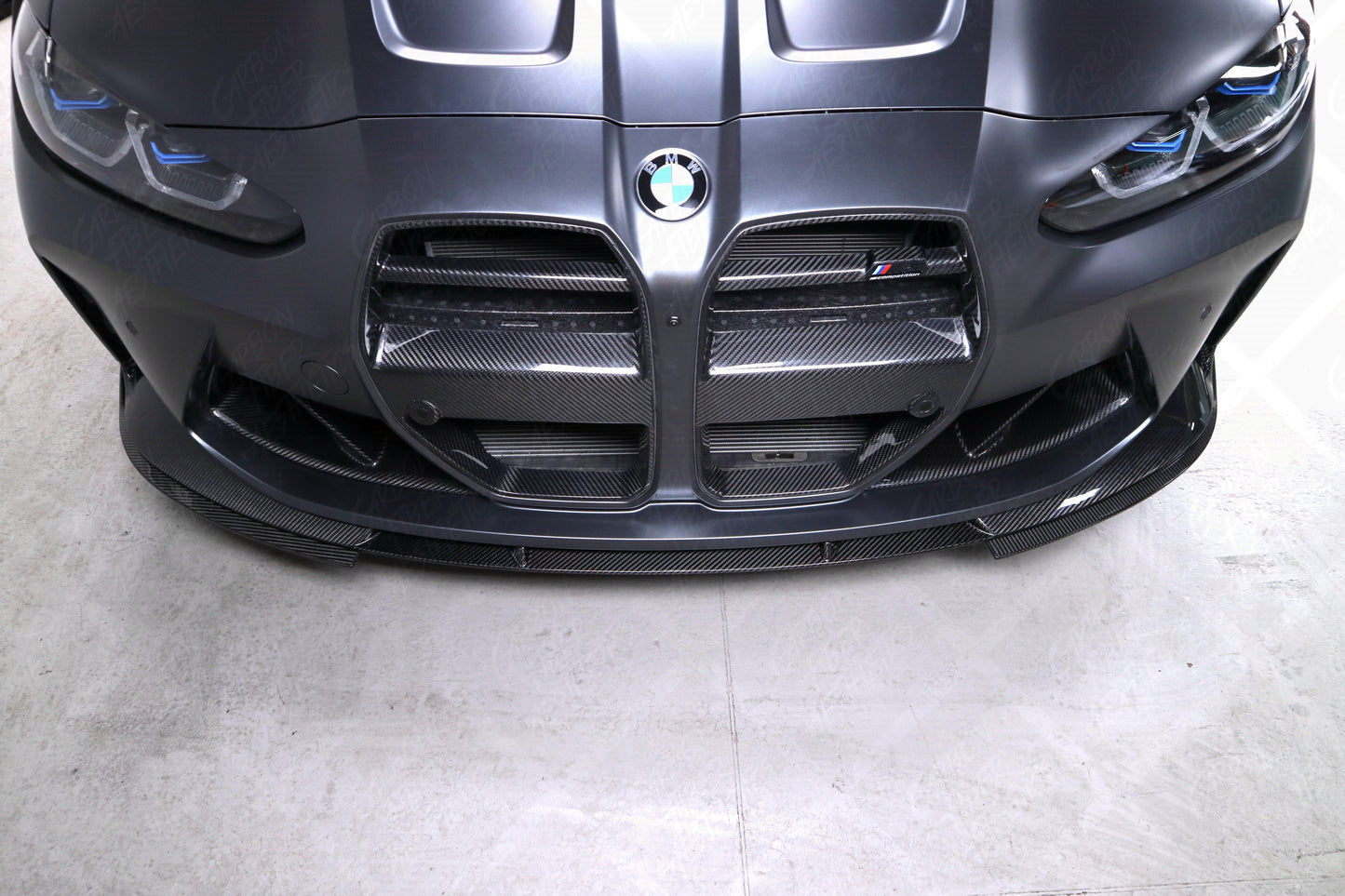 BMW G81/G80 M3 G83/G82 M4 Dry Carbon Fiber 3D Style Front Lip 2021+