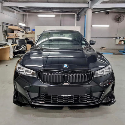 BMW G20 G21 M340 330 M Sport Lèvre avant noire brillante M Performance 2023+ 